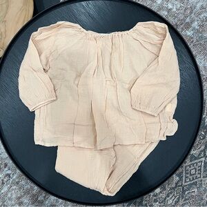 Soor Ploom Mi Casa Long Sleeve Top and Pants Set size 4/5